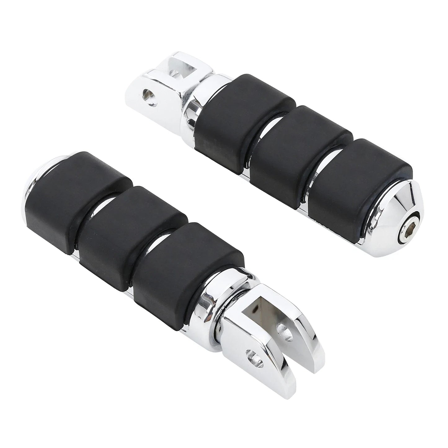 Chrome Rider Driver & Passenger Footpegs Bracket for Harley Softail (2018-2025)