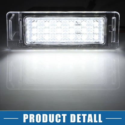 White LED License Plate Light Assembly for Chevy