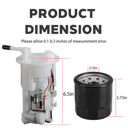 Fuel Pump Assembly & Oil Filter for Yamaha YZF-R1 YZF-R6/S (2004–2009)