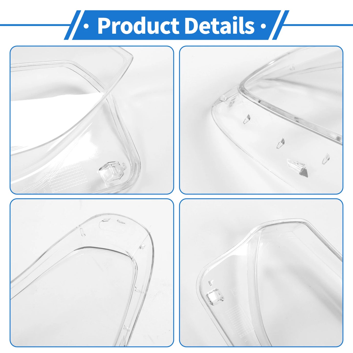 1 Pc Headlight Lens Cover for BMW X3 X4 (2018–2021) No. 63117466132