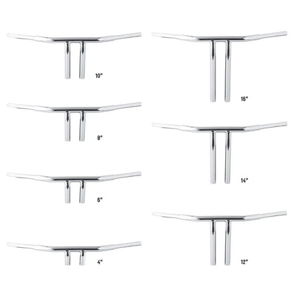 4/6/8/10/12/14/16'' Rise T-Bar Handlebar for Harley Sportster