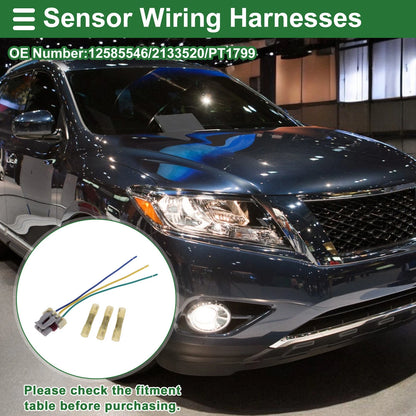 Set of 3 Pin Sensor Wiring Harnesses for Buick LaCrosse (2008–2009) No. 12585546