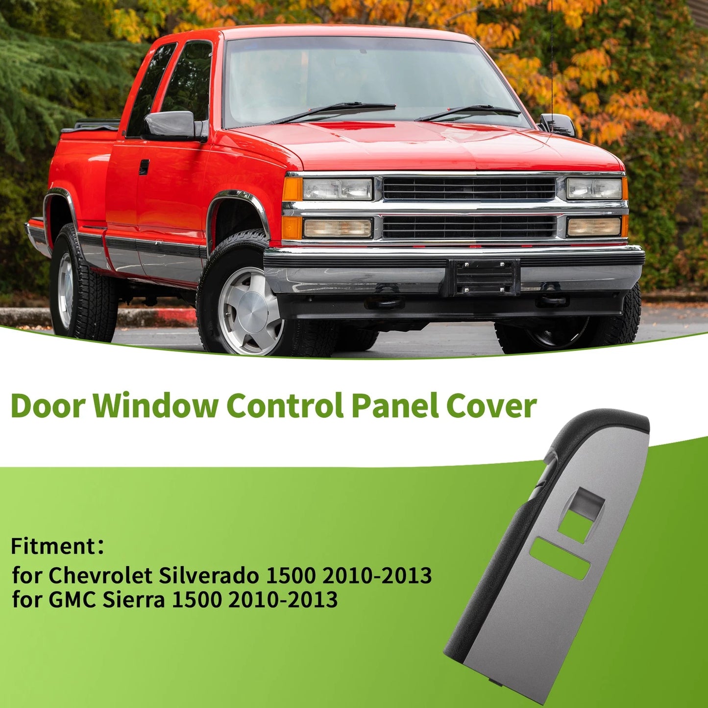 Window Switch Bezel Cover for Chevrolet Silverado 1500 (2010–2013) No. 20922519
