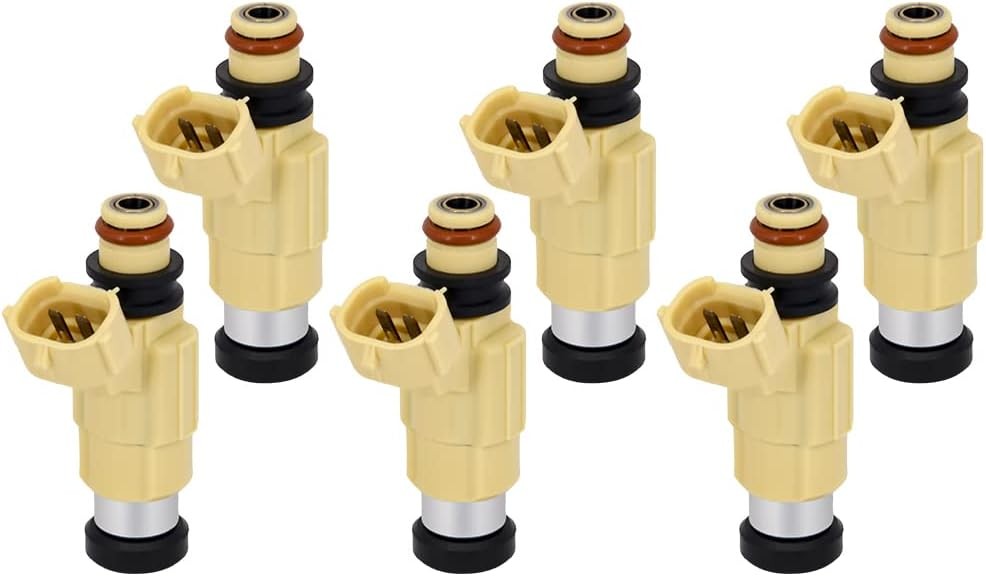 Set of 6 Fuel Injectors for Yamaha 200HP 225HP F200 F225 (2002–2012)
