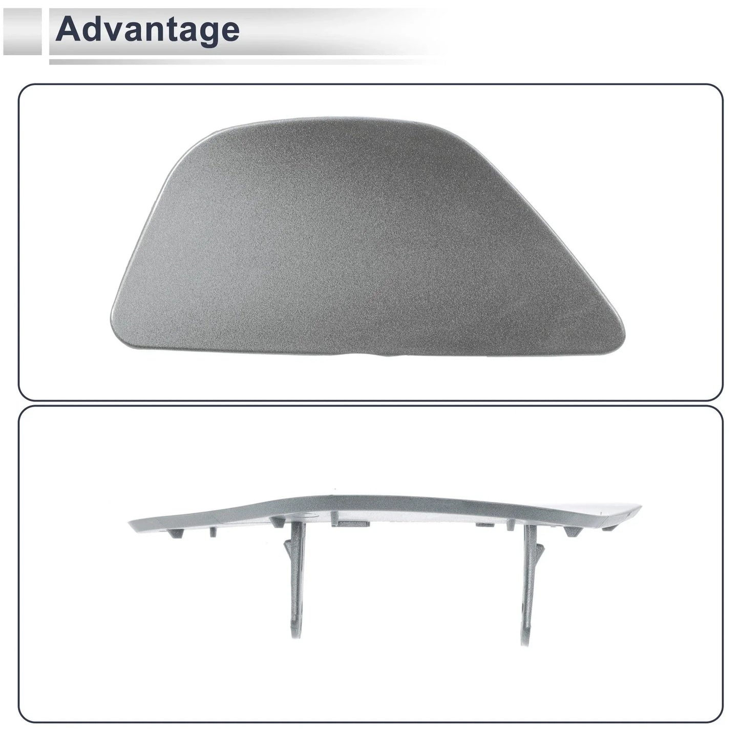 Washer Nozzle Cover Cap for BMW 535i GT Grey (2014-2017)