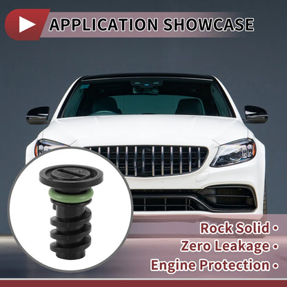 Set of 1 Rubber Oil Drain Plug for Mercedes C63 AMG (2016–2018) No.A0029902017