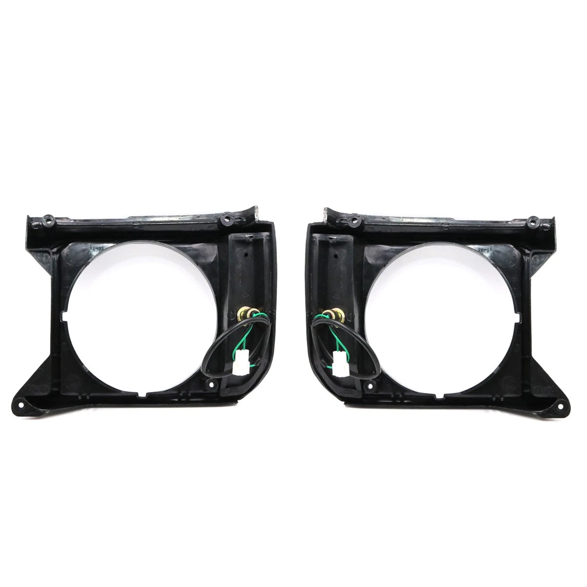 Set of 2 Headlight Door Bezels for Toyota Stout 2D Pickup (1979–1989)