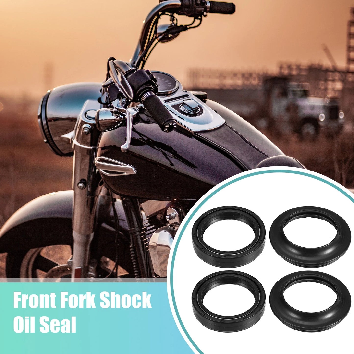 41x11mm Front Fork Shock Oil Seal Set for Kawasaki ZX600 (1993–2006)