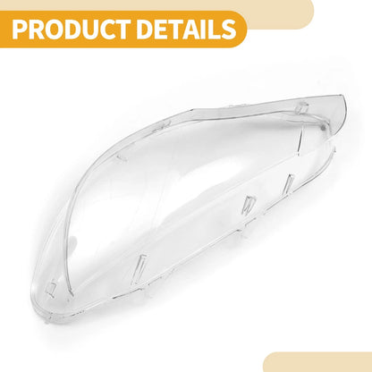 1 x Car Front Left Headlight Lens Cover for BMW X6 (2008-2014) Clear