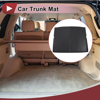Cargo Liner Rear Trunk Mat for BMW X1 U11 (2023-2024) Black TPE Grid Pattern