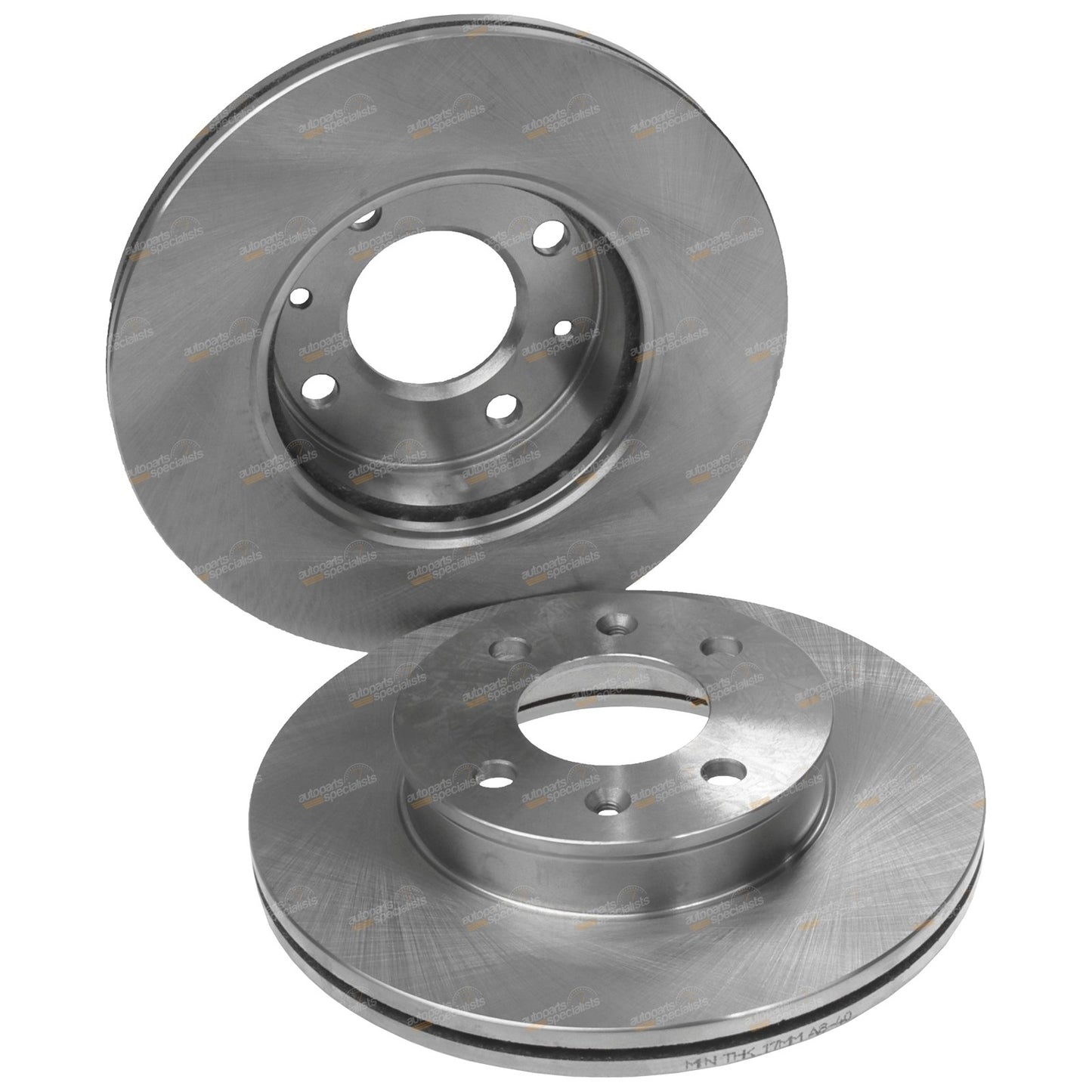 2x Front Disc Brake Rotors for Hyundai Getz (2002–2011)
