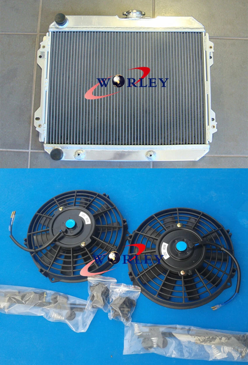 Aluminum Radiator with Fans for Toyota Corona ST141 (1983–1987)