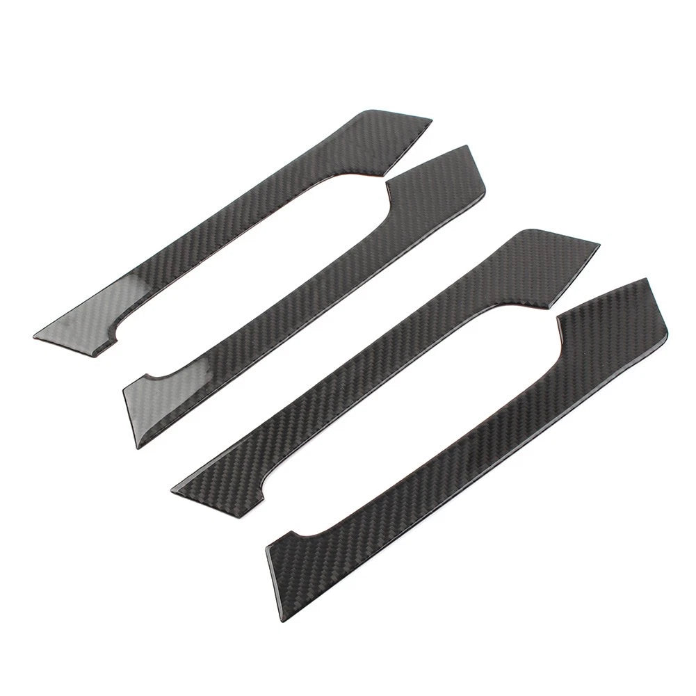 Set of 4 Black Interior Door Handle Trim for Toyota Land Cruiser Prado (2010–2018)