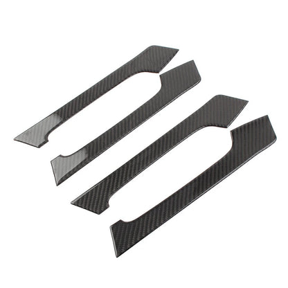 Set of 4 Black Interior Door Handle Trim for Toyota Land Cruiser Prado (2010–2018)