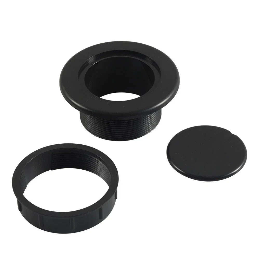 Umbrella Hole Ring Plug Cap Set for Outdoor Table Cover Black