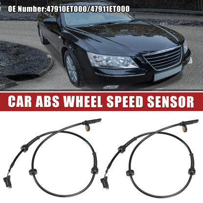 Set of 2 Front ABS Wheel Speed Sensors for Nissan (No. 47910ET000/47911ET000)