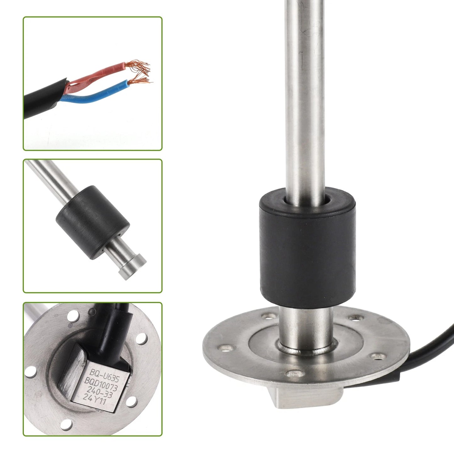 Fuel Sending Unit and Gauge Kit 240-33 Ohm for Boat Car Vehicle
