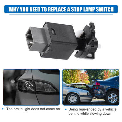 Stop Lamp Switch for Hyundai Elantra 2014-2020 - Plastic Metal Black White Gray