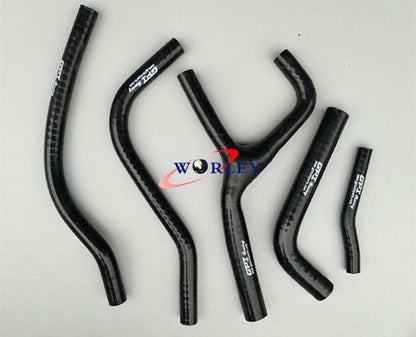 Red Silicone Heater Radiator Hose for HONDA CR125 CR125R (1983)