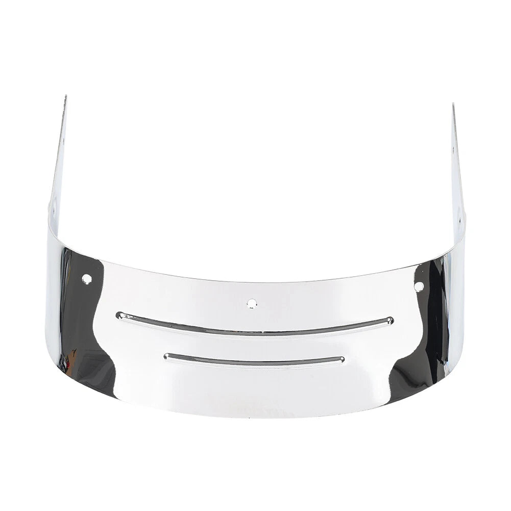 Chrome Ribbed Rear Mudguard Tip Edge Trim for Harley Fat Boy (1990–2023)