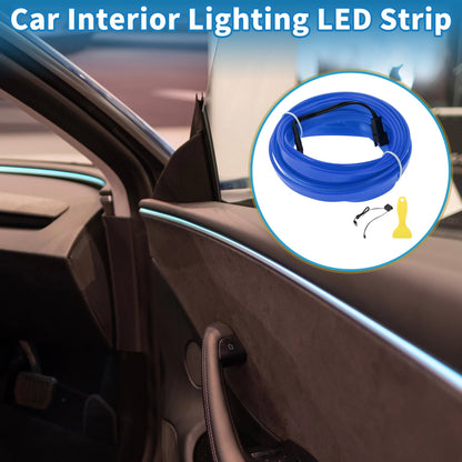 LED Strip Neon Wire Interior Decoration Lighting for Universal Cars (USB)