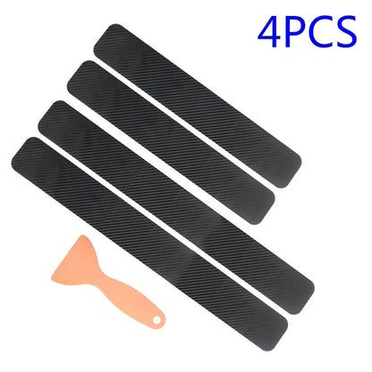 4x Front Rear Scuff Plate Door Sill Panel Protectors for Car