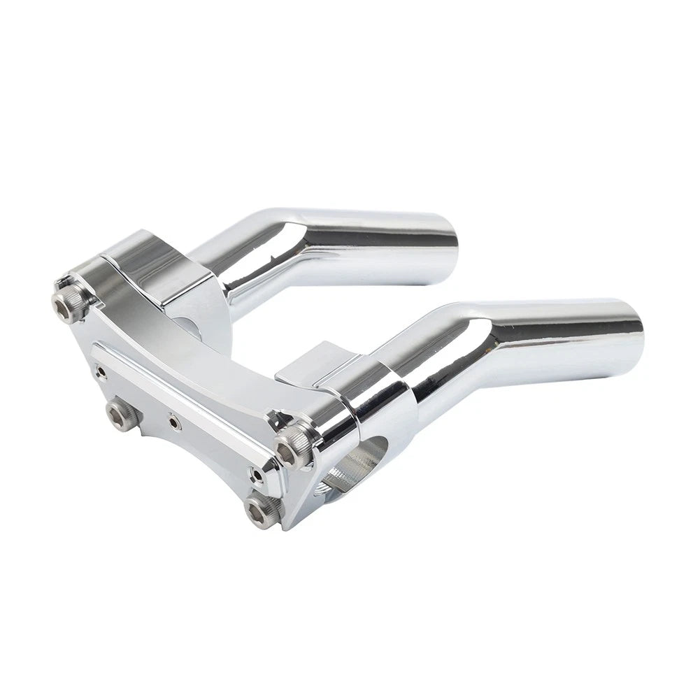 5.5" D Pullback Handlebar Riser Top Clamp for Harley Dyna Sportster XL1200 (1" Bar)