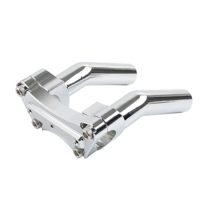 5.5" D Pullback Handlebar Riser Top Clamp for Harley Dyna Sportster XL1200 (1" Bar)