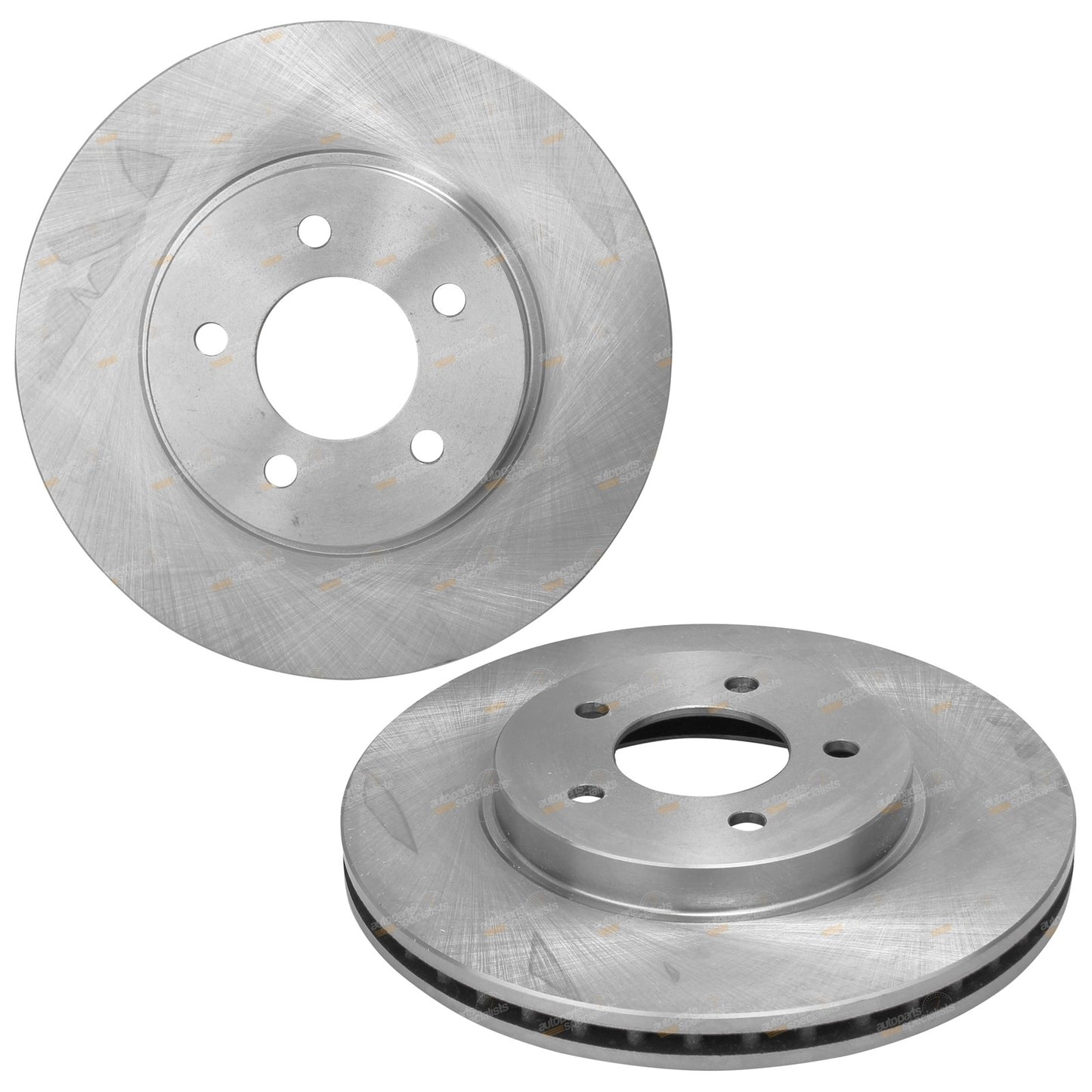 2 Front Disc Brake Rotors for Ford Escape (2006–2012)