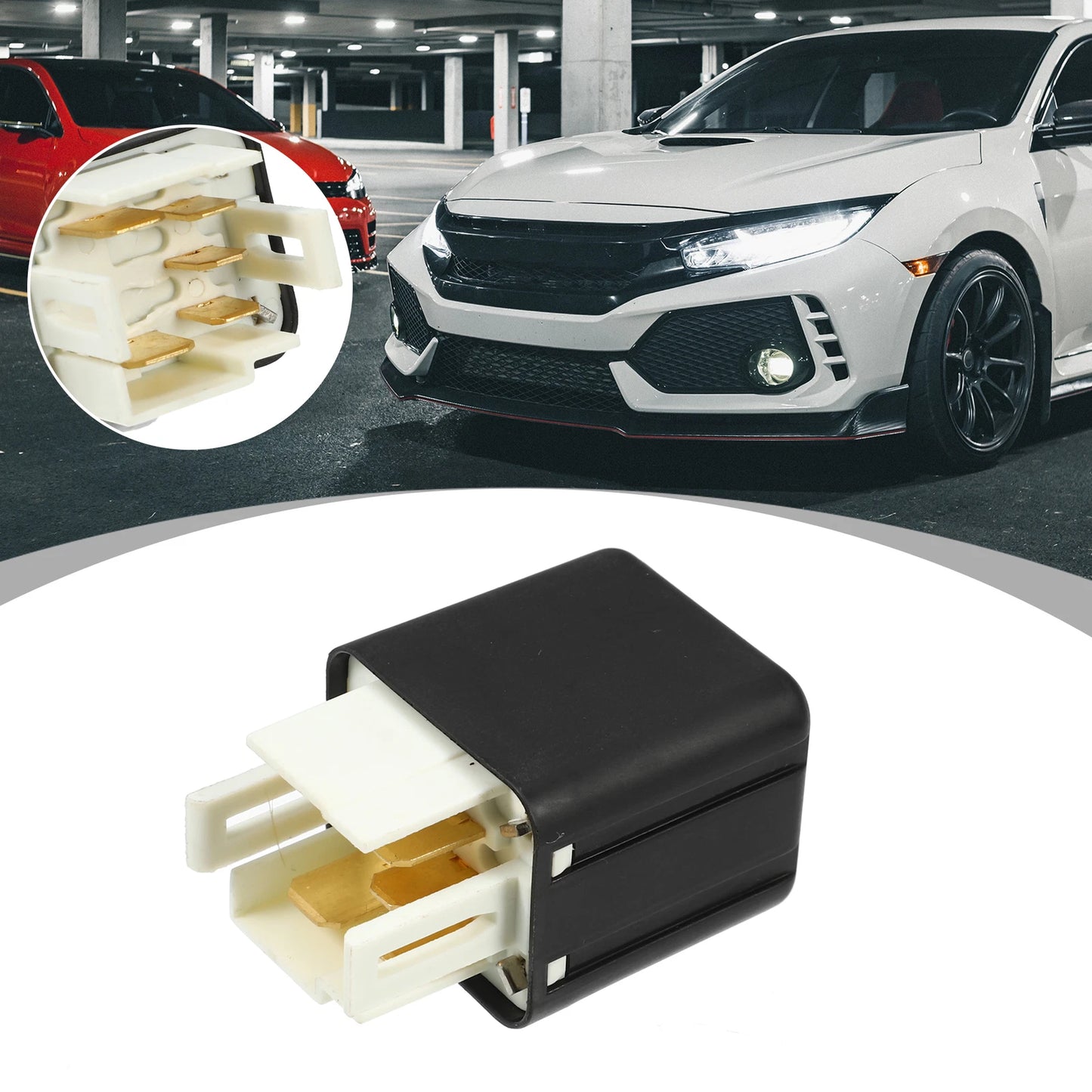 Car Motor Relay for Toyota 4Runner (056700-6780) Black Plastic Metal