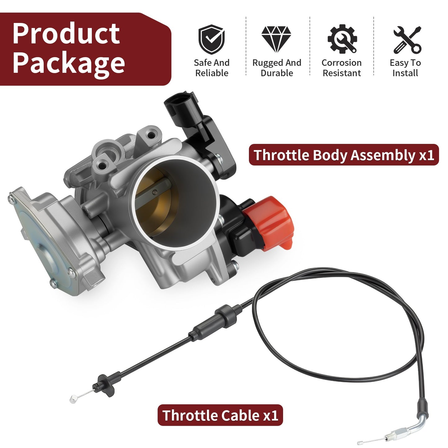 Throttle Body Assembly for Polaris Sportsman XP 550 (2009–2010)