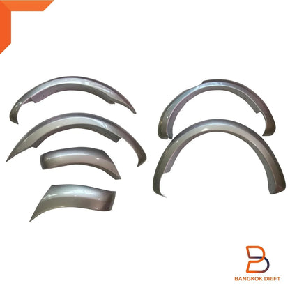 38P Aluminium Metallic Fender Flares for Ford Ranger PX2 Dual Cab Wildtrak (15-18)