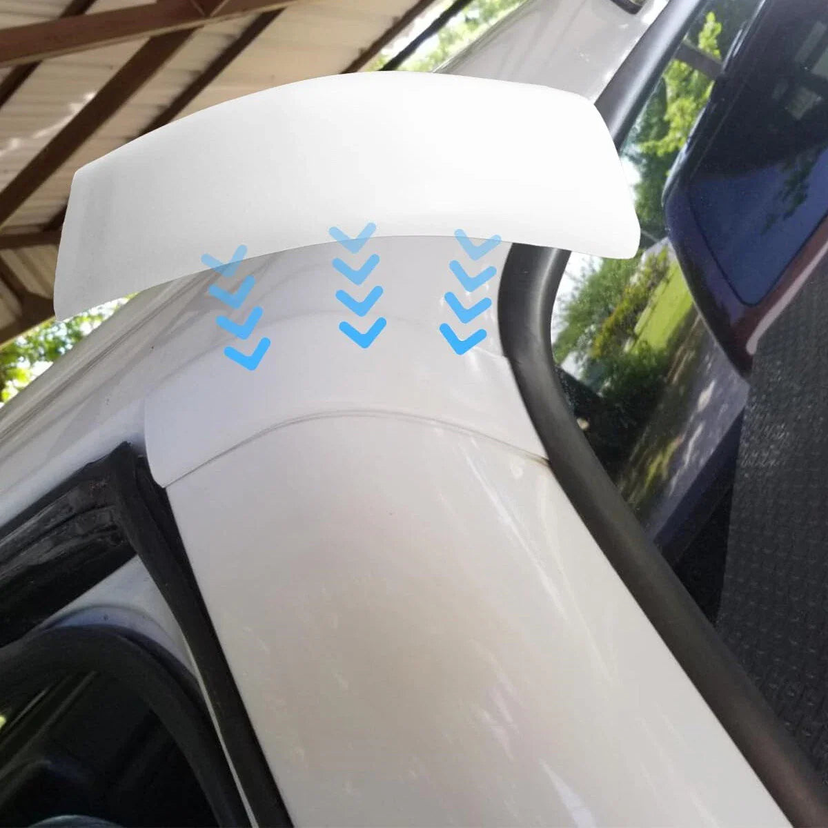 White Roof Side Molding for Car () - F81Z-2551729-AAB, F81Z-2551728-AAE