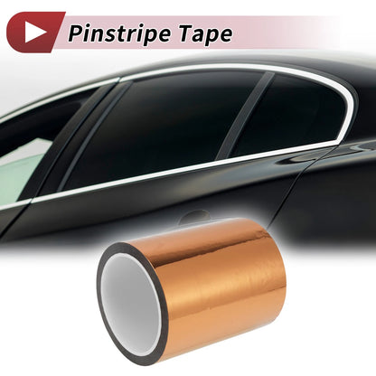 Pinstripe Tape 150mmx50m for Car Motorcycle Boat (Champagne Gold) 1 Pcs