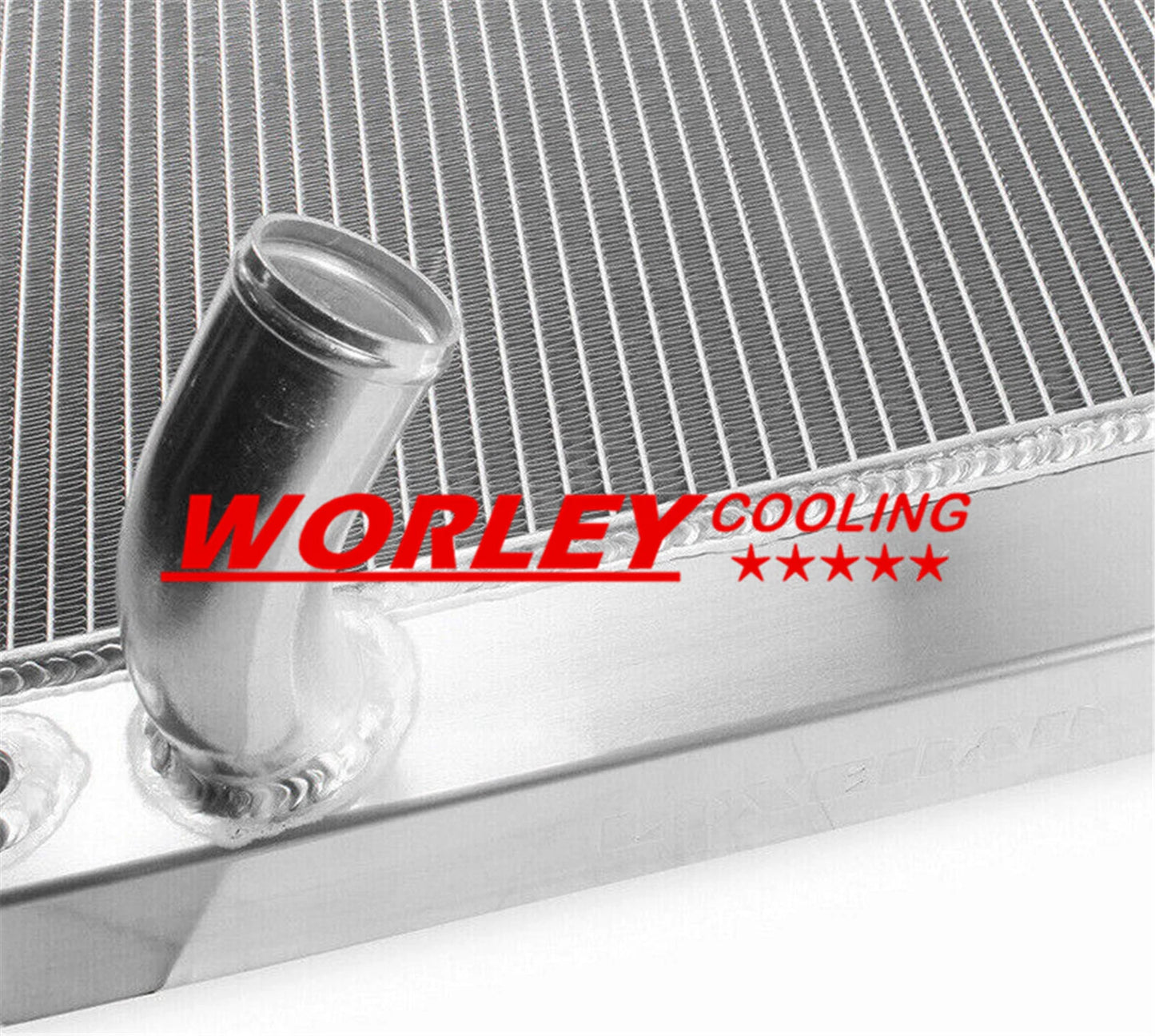 33.5" Aluminum Radiator for Chevy Corvette C3 V8 5.7L 7.4L (1973-1976)