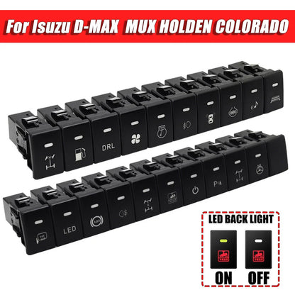 Push Switch Button with Wiring for Holden Isuzu V-Cross MU-X D-Max (2012–2020)
