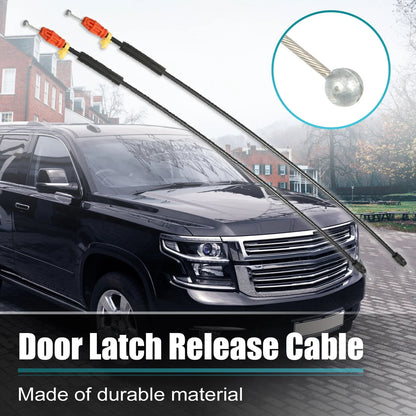 2 x Front Door Handle Latch Release Cables for Chevrolet Silverado (2007-2018)
