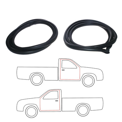 Door Weatherstrip Rubber Set for Mazda B Series B1600 B1800 1972-1977