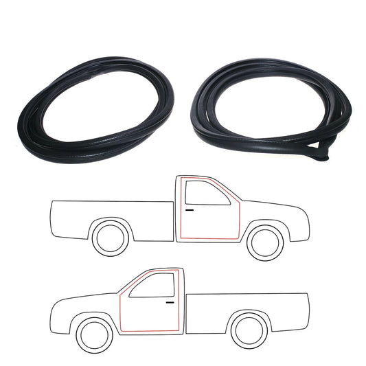 Door Weatherstrip Rubber Set for Mazda B Series B1600 B1800 1972-1977