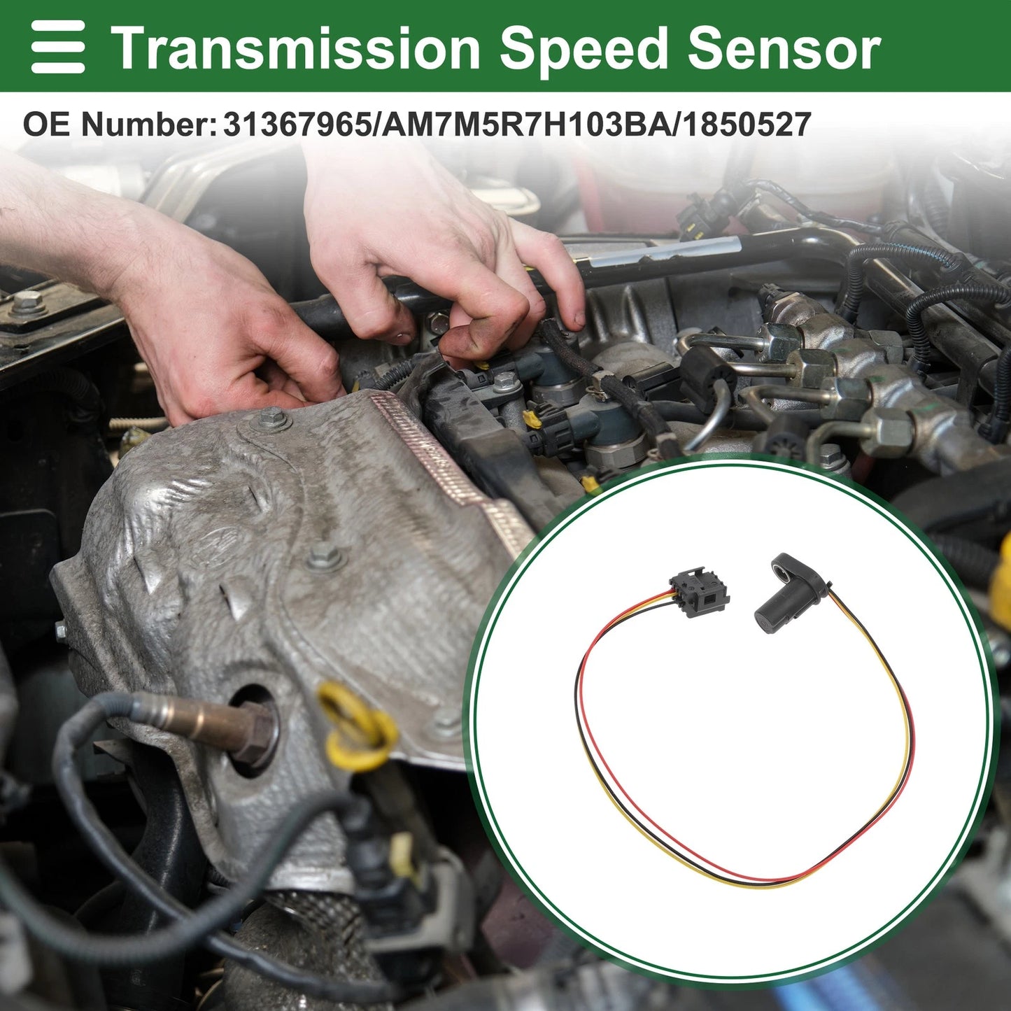 1 Pc Transmission Speed Sensor No.31367965 for Volvo S80 II (2010–2011)