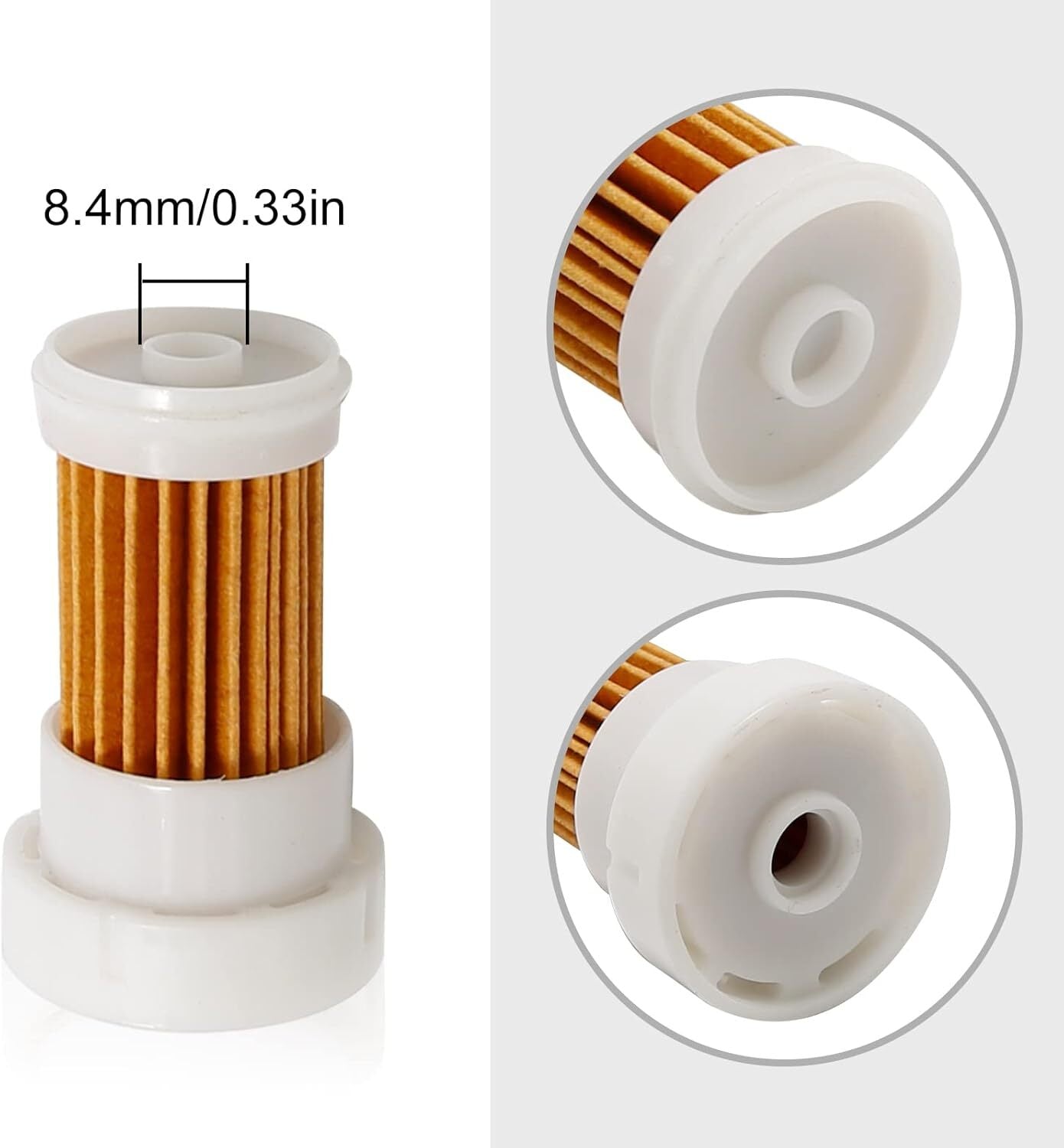 2Pcs Fuel Filter for Yamaha Outboard