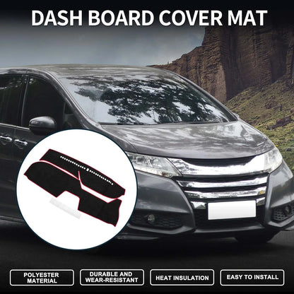 Dashboard Cover Mat for Honda FREED GB5/6/7/8 (2016-2024) Protector Pad Black Red