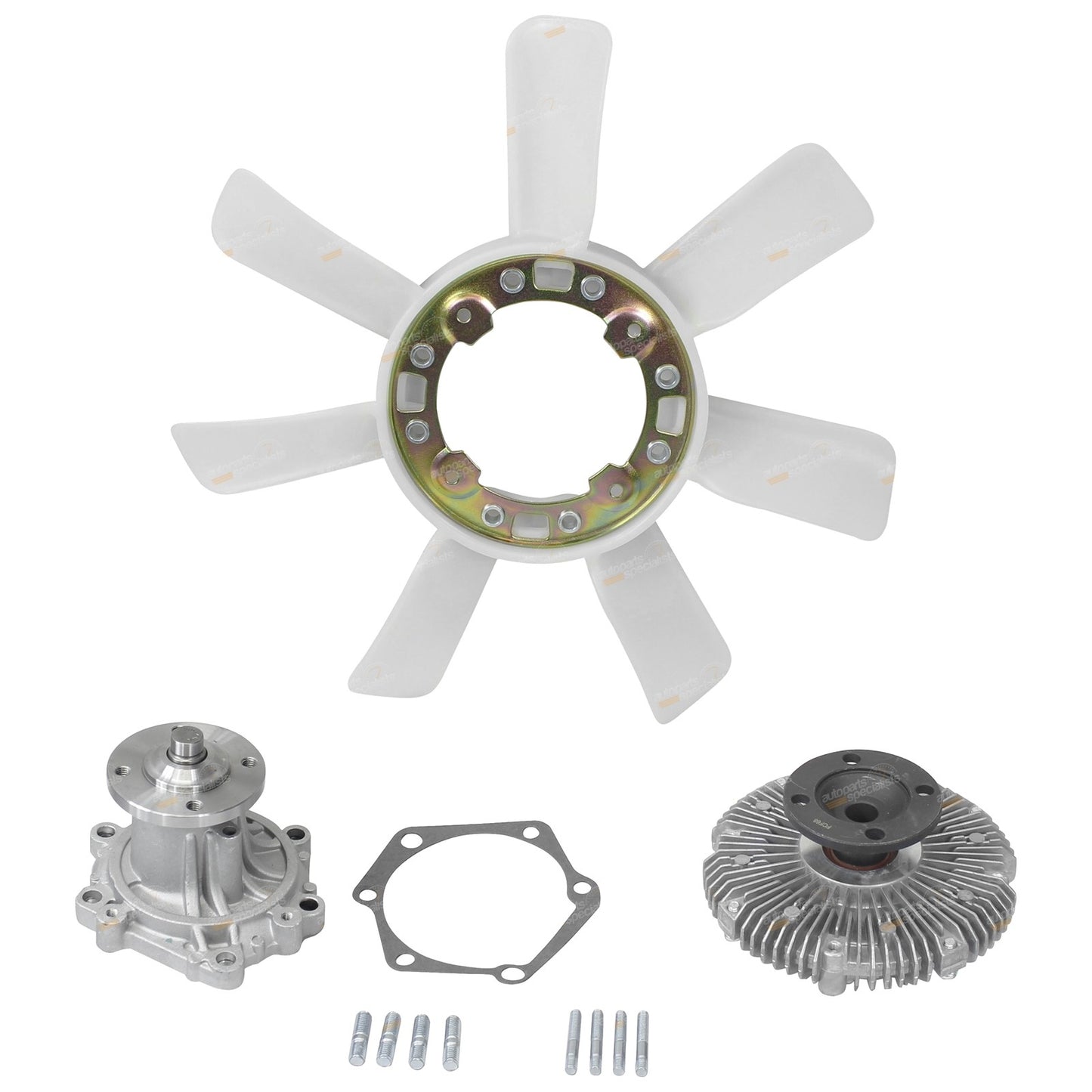 Water Pump Fan Clutch & Blade for Hilux LN106 LN107 LN111 LN86 (1988–1999)