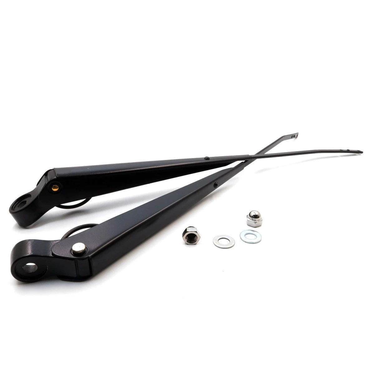 Set of 2 Black Windshield Wiper Arms for Toyota Corolla KE30 KE35 (1974–1981)