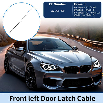 Door Latch Cable No. 51217297439 for BMW 5 Series F07 (2009–2013) Front Left
