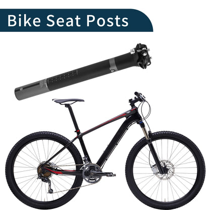 Bike Seat Post 31.6mm x 300mm for Universal Fit (Shock Absorbing)