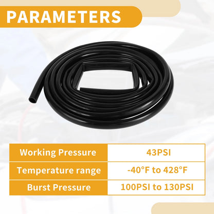 15FT 5/8" Silicone Vacuum Tubing Hose for Air and Water (16mm ID, 2mm Thickness)