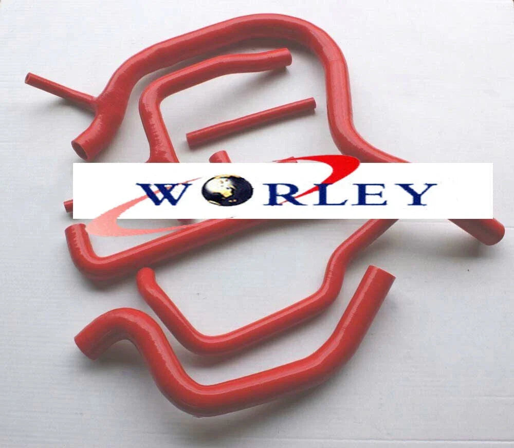 RED Silicone Radiator Heater Hose for SAAB 900 16V (1986-1993)