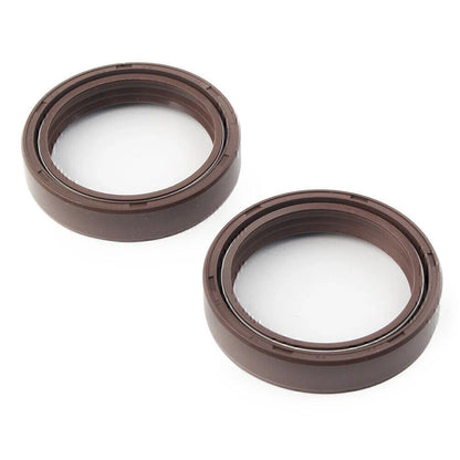 Brown 43x55mm Motorcycle Front Damper Shock Absorber Fork Seal