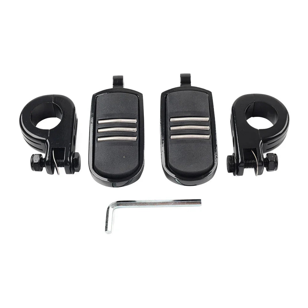 1.25" Engine Bars Foot Pegs for Harley Electra Glide, Street Glide, Road King (2009-2023)